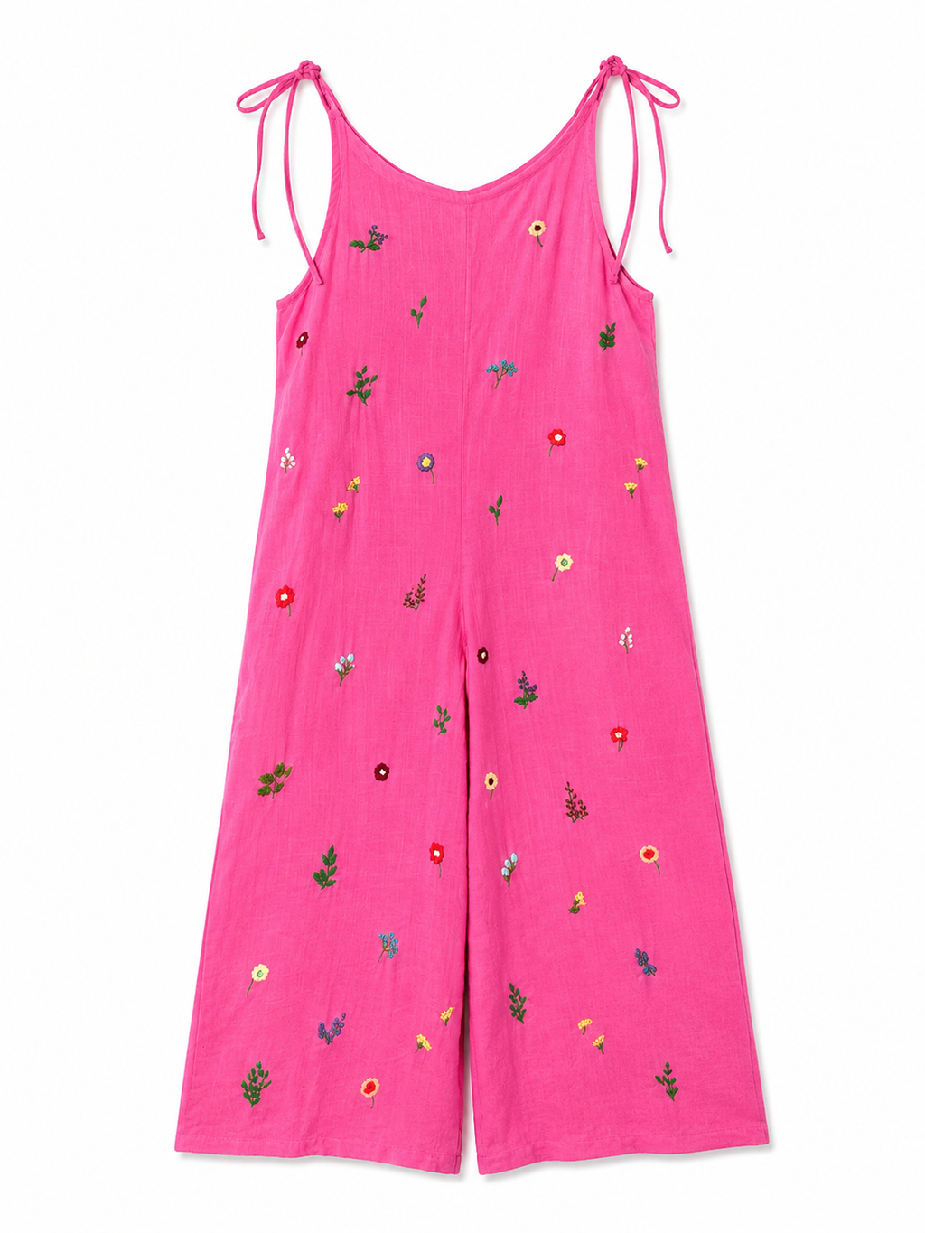 Wildflower Overalls- Wild Rose