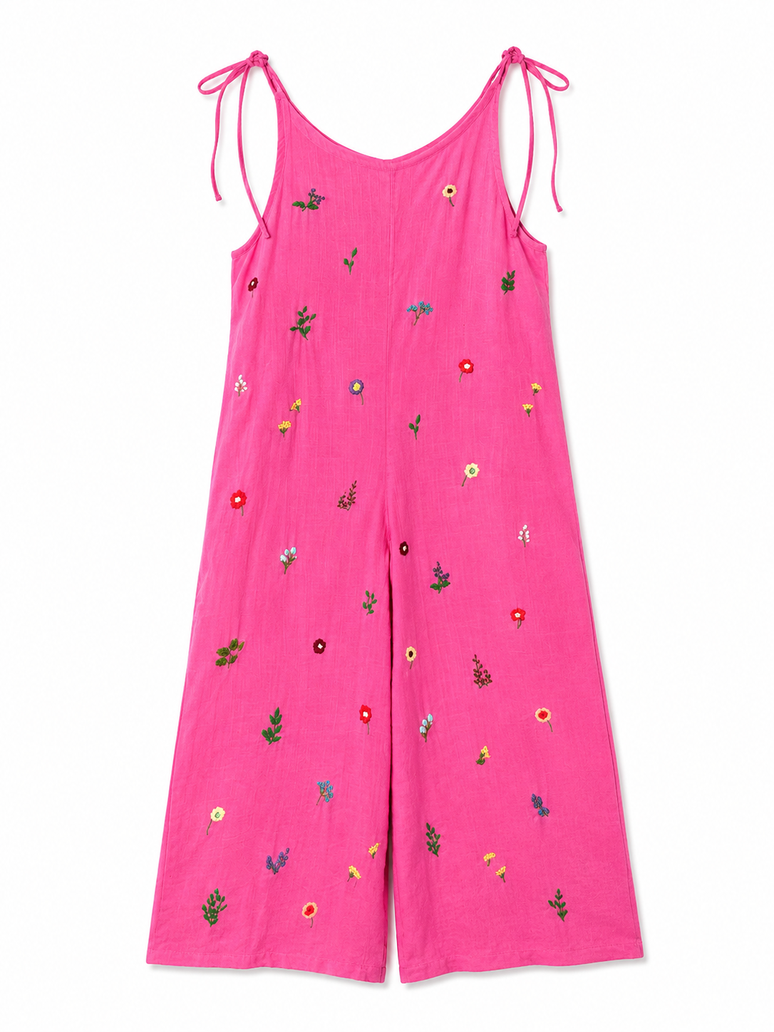 Wildflower Overalls- Wild Rose