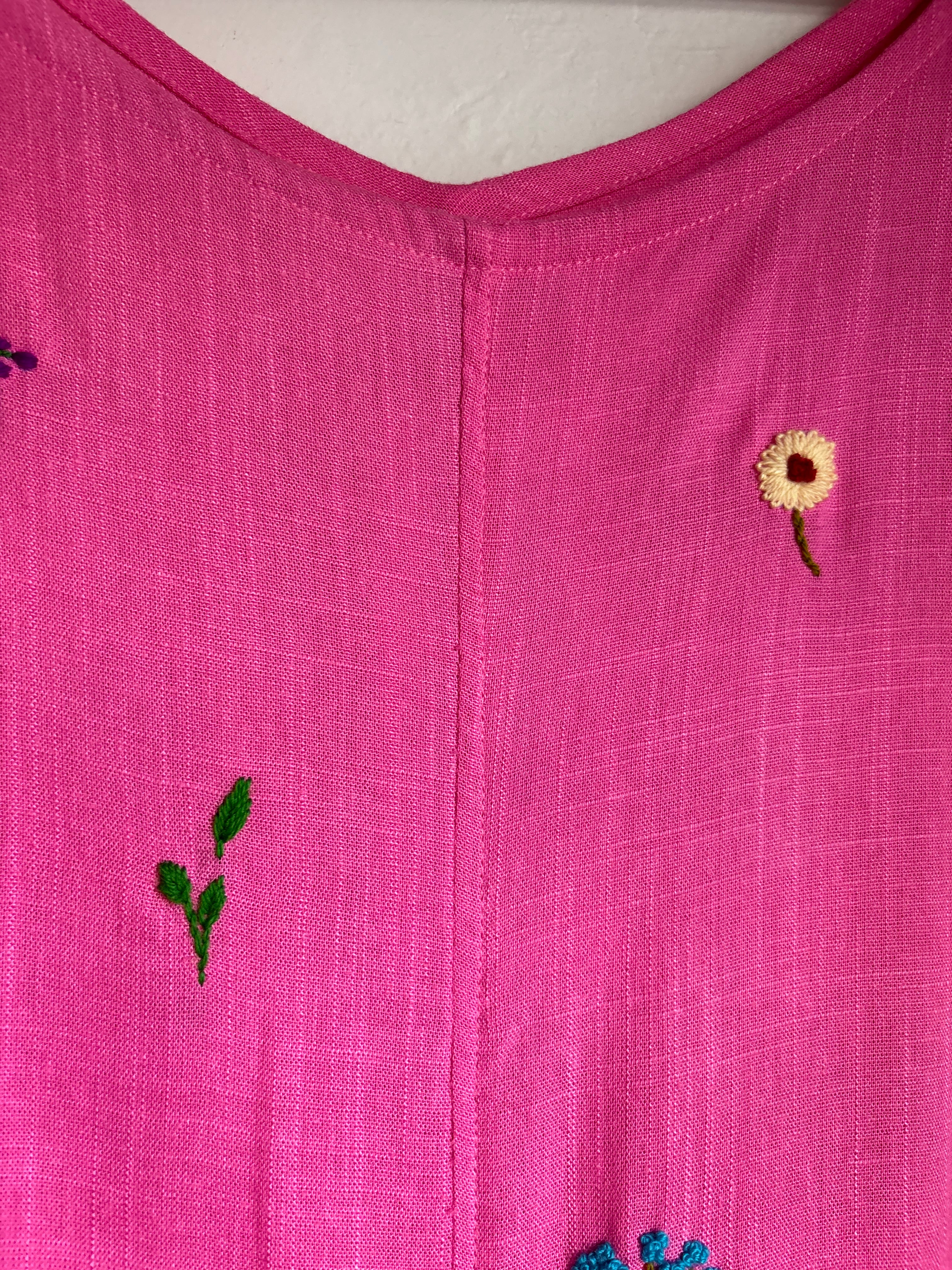 Wildflower Overalls- Wild Rose