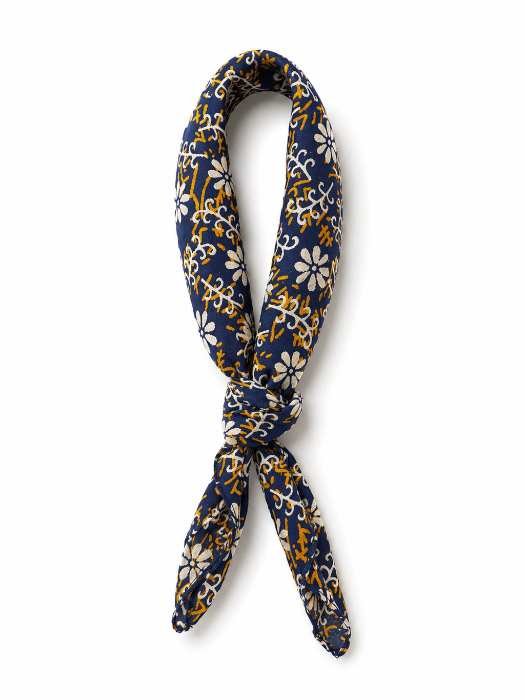 Signature Neck Scarf - Midnight Daisy