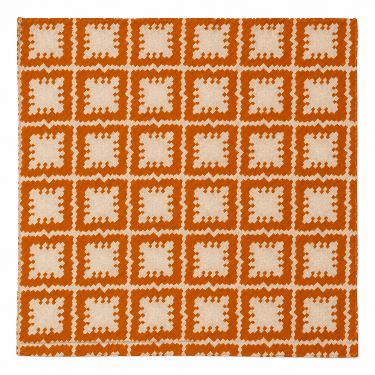 Signature Neck Scarf - Saffron Tile