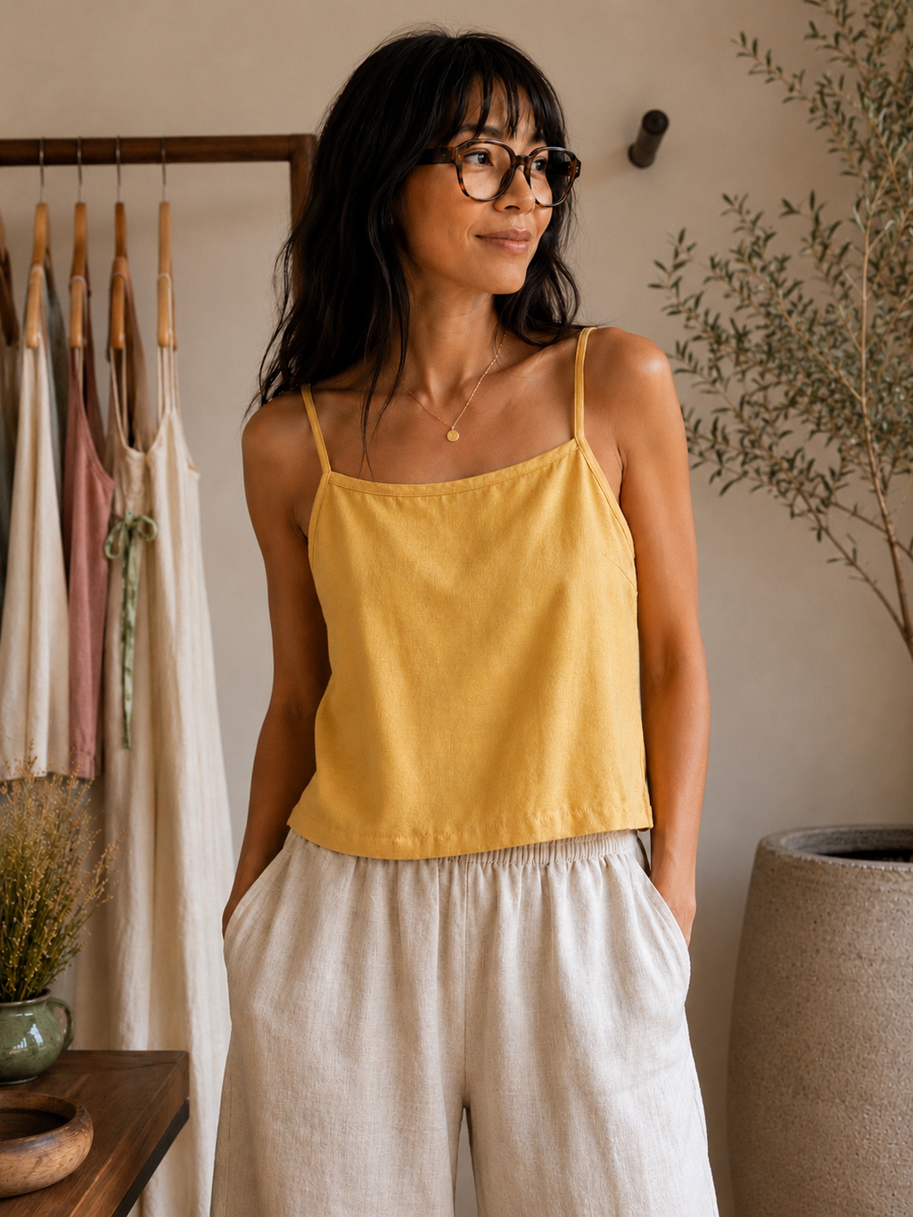 Serene Top - Yellow Meringue