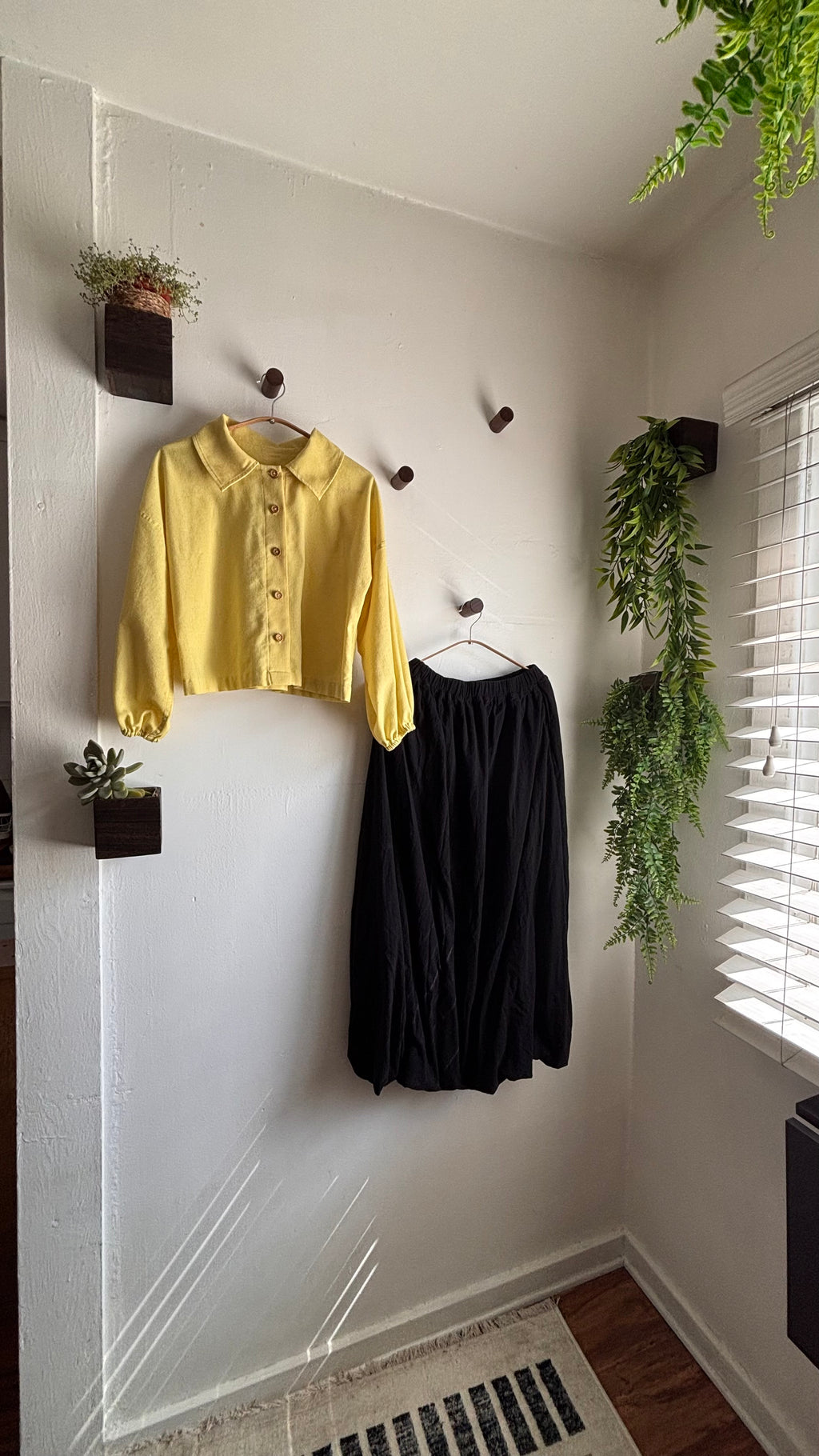 Balloon Skirt - Midnight Black