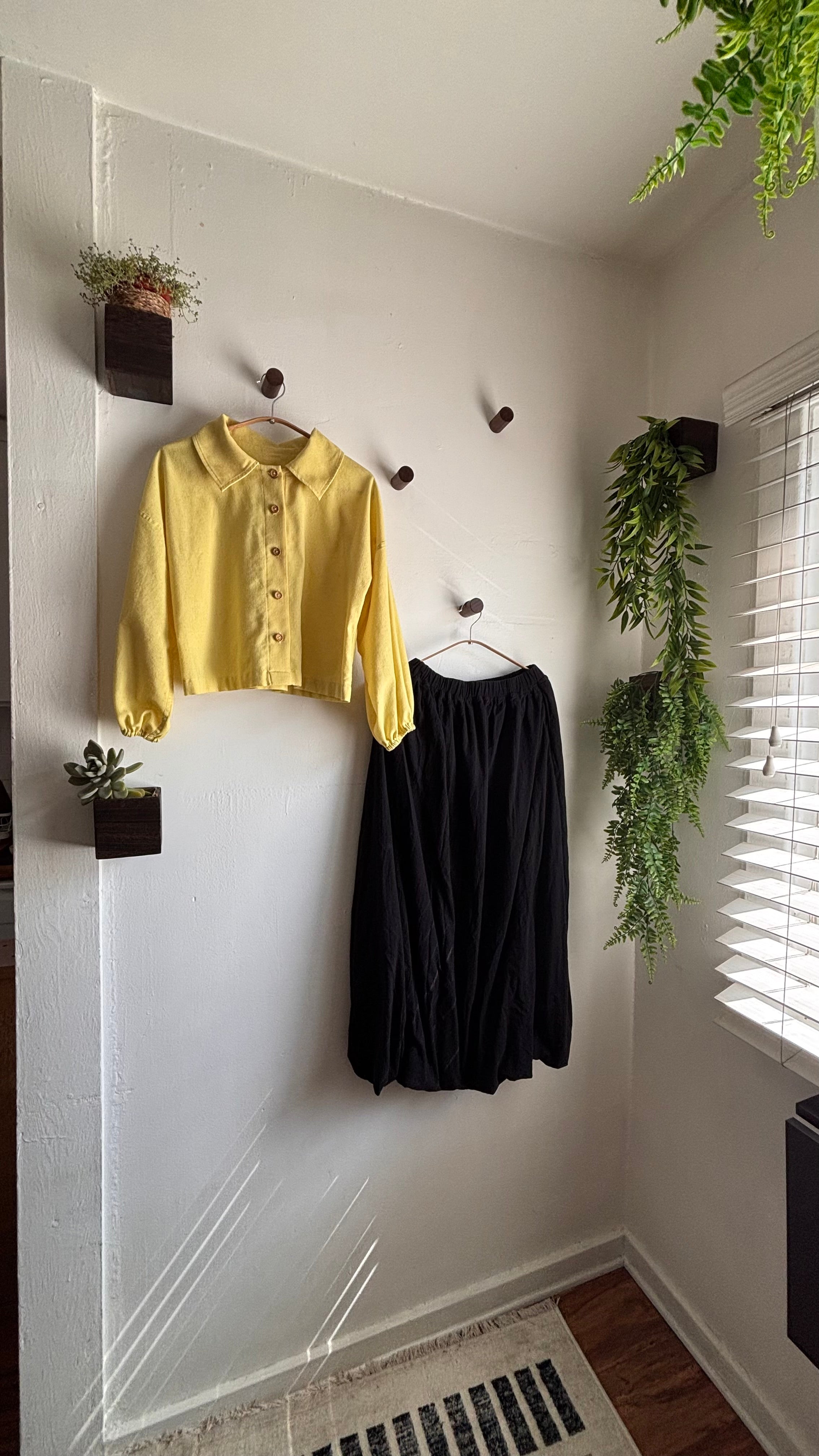 Balloon Skirt - Midnight Black