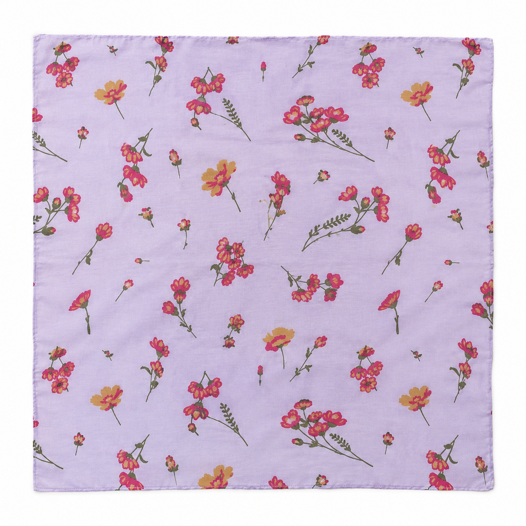 Signature Neck Scarf - Mauve Floral