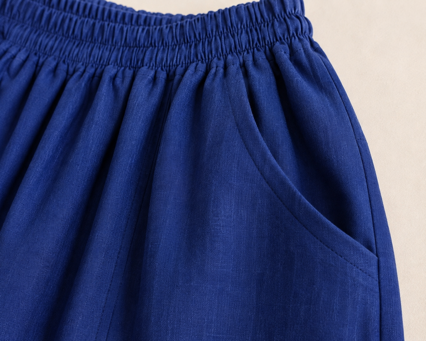 Barrel Pants- Cobalt Blue