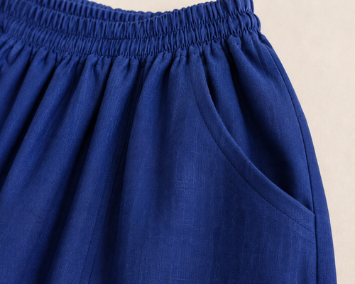 Barrel Pants- Cobalt Blue