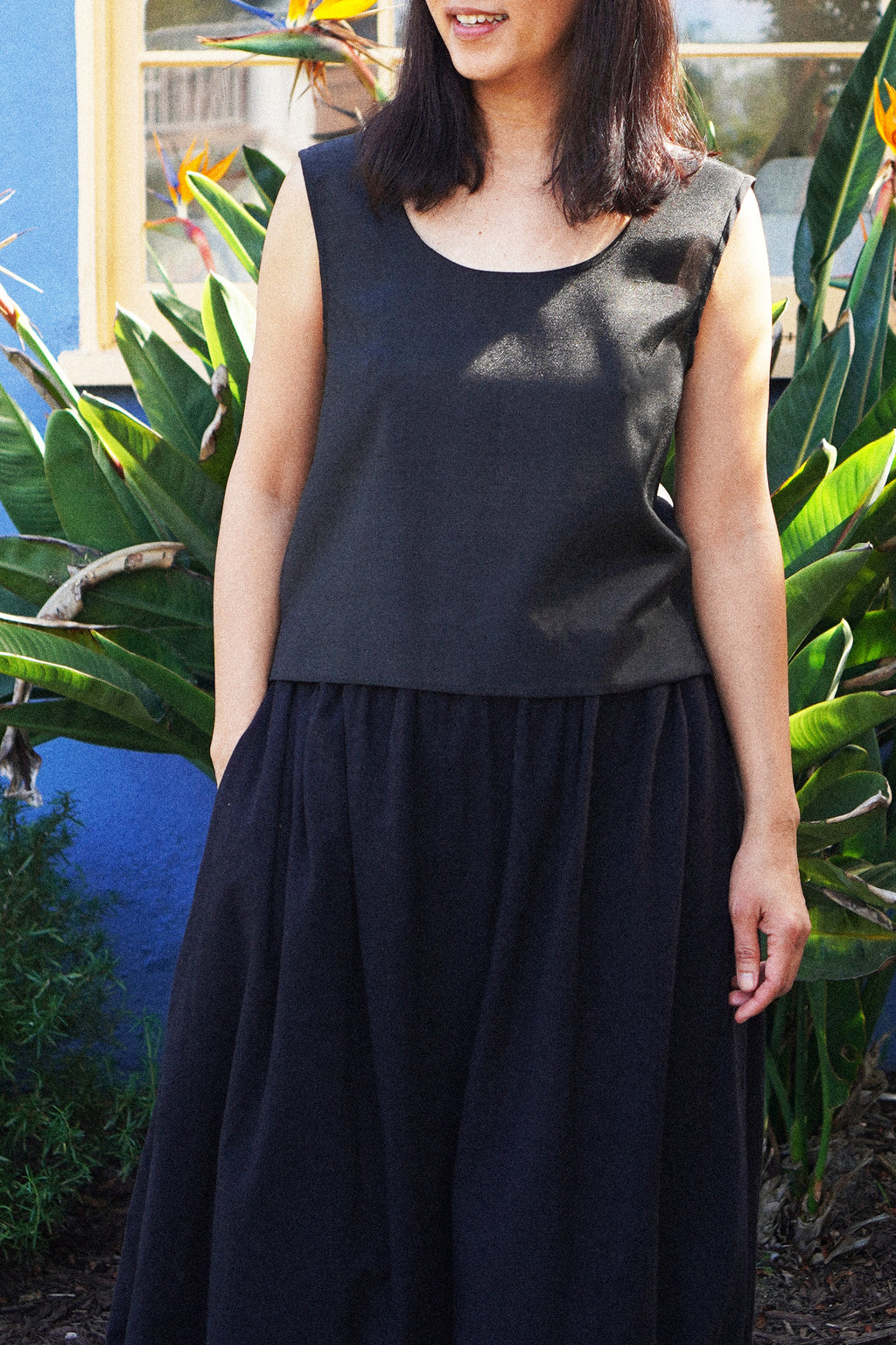 Balloon Skirt - Midnight Black