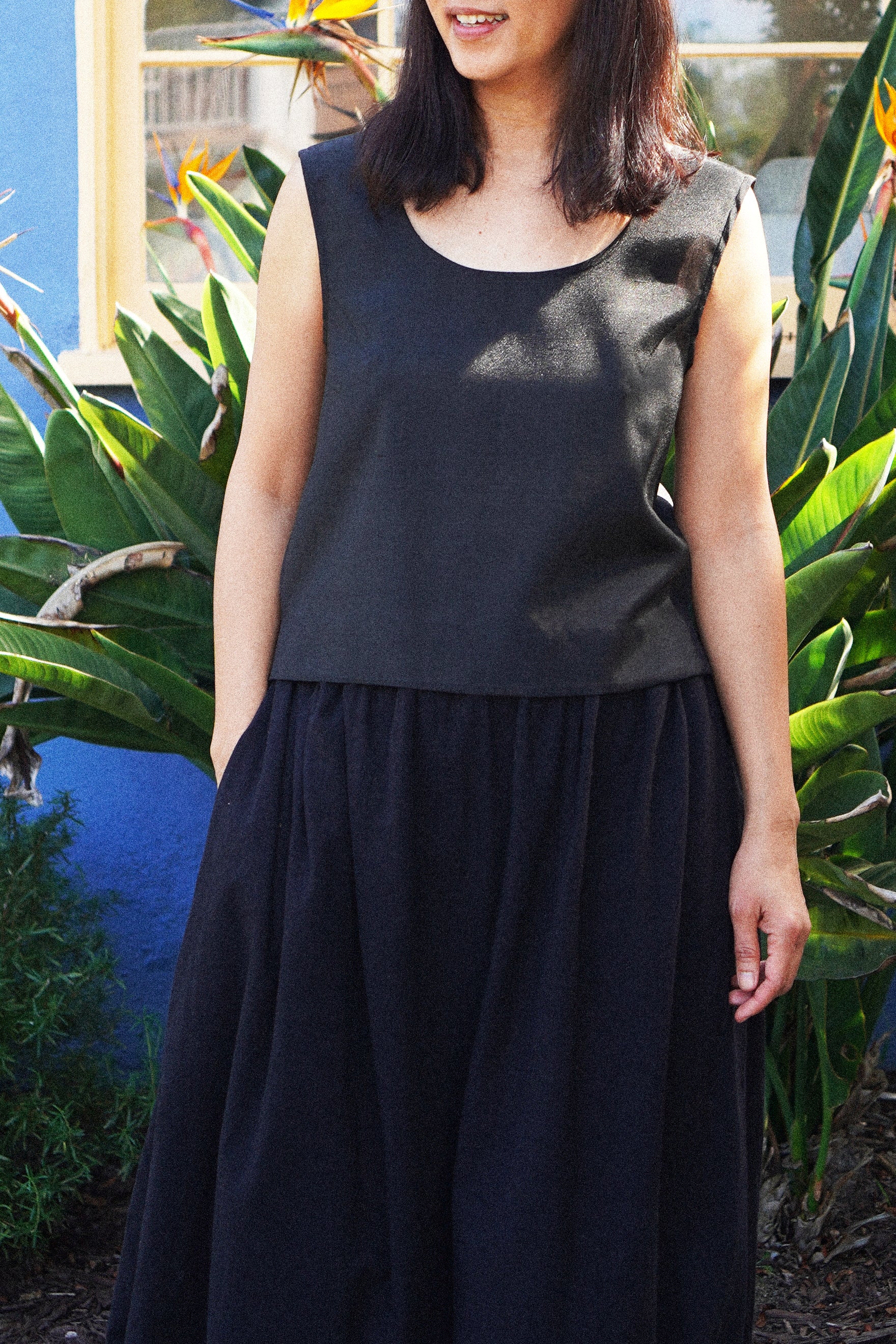 Balloon Skirt - Midnight Black