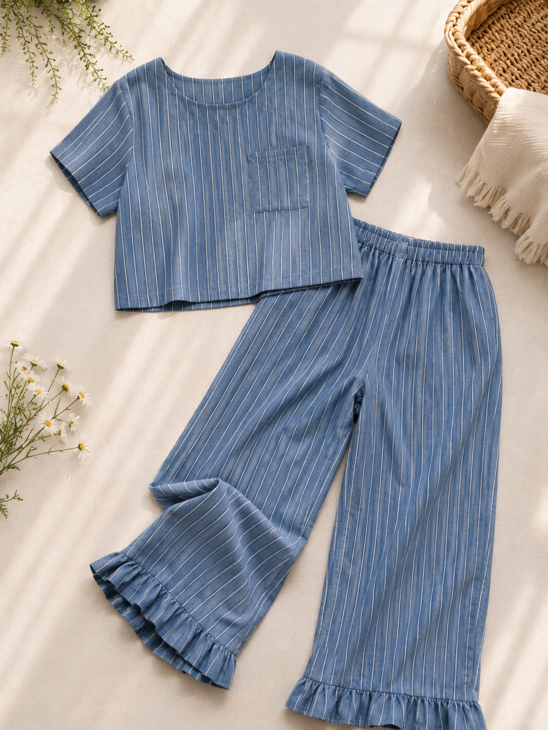 Ruffle Set - Sea Breeze