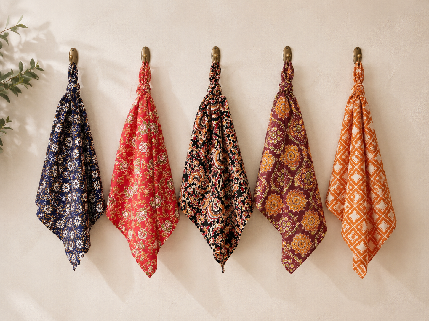 Signature Neck Scarf - Moodlit Vine