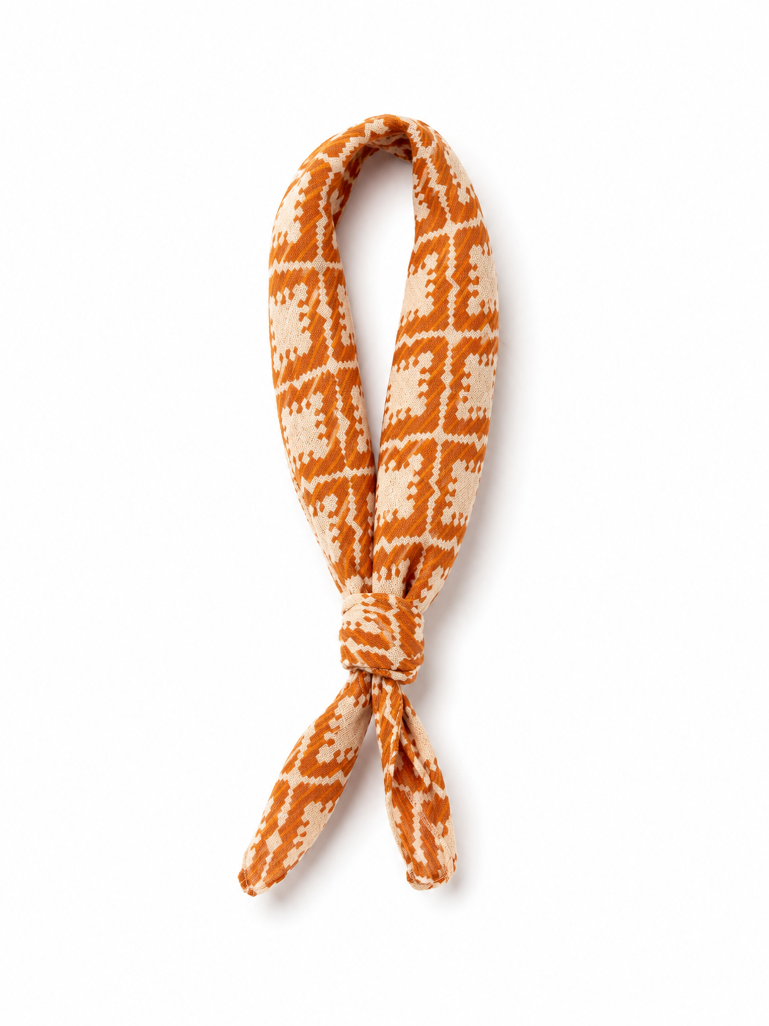 Signature Neck Scarf - Saffron Tile