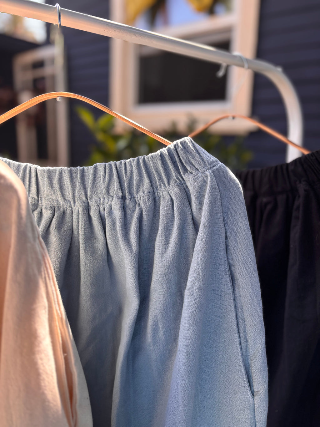 Balloon Skirt - Dusty Blue