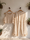 Ruffle Set - Vanilla Cream