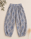 Barrel Pants- Porcelain Blue